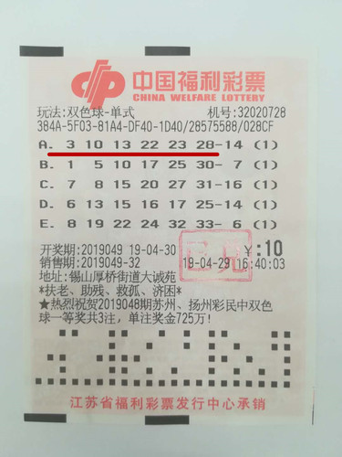 助赢双色球中奖